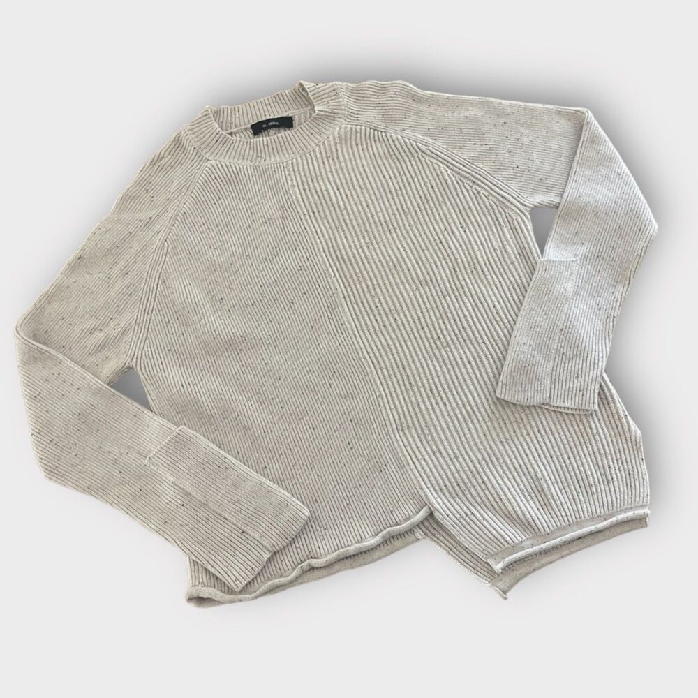 In Seoul Asymmetrical Sweater Sz L / XL Heavy Weight Fashion Forward Street